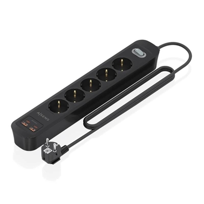 [AELREG0139] Aisens Regleta 5 tomas interruptor PD 2xUSBC 2xUSB
