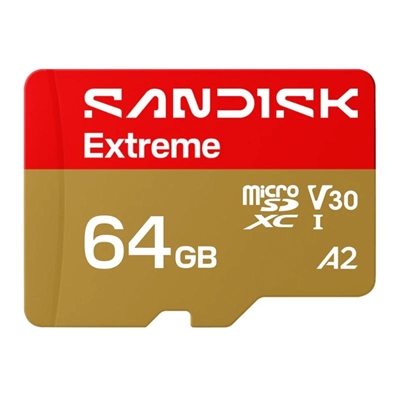 [MTMSDM0341] Sandisk microSDXC Extreme 64Gb uSD 170/80MBs +Adap