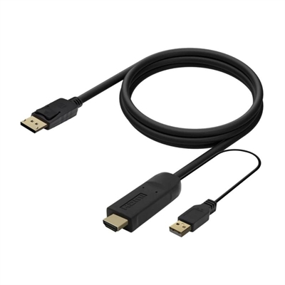 [APTAPC1277] Aisens Conversor Activo HDMI A/M DP V1.2/M 1.8m