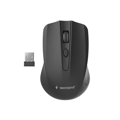 [FTRRIN0589] Gembird Ratón Óptico Inalámbrico 1600 DPI Negro