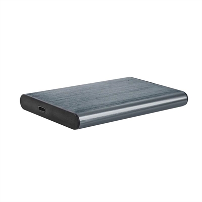 [AAACET0297] Gembird Caja USB 3.1 2.5 '' USB-C Alum.Cepill Gris