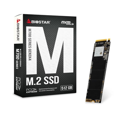 [IAIDSO0980] Biostar SSD M710 512Gb Pcie Gen3x4 NVMe 1.3