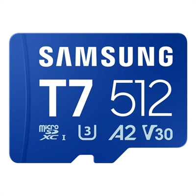 [MTMSDM0350] Samsung Micro SDXC T7 512GB clase10 U3 V30 A2