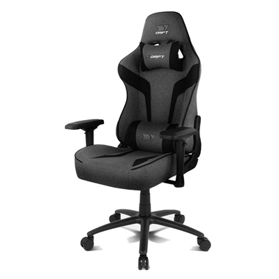 [AGAMPA0680] DRIFT Silla Gaming DR90XXL Tela Gris/Negro