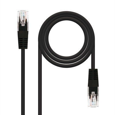[ANEAHE0051] Nanocable Latiguillo Categoria 5 UTP 2 M Negro