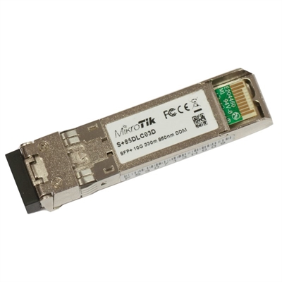 [NADACA0080] MikroTik S+85DLC03D Modulo SFP+ Multi Modo 300m