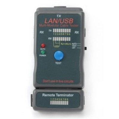 [ANEAHE0206] Gembird Comprobador de Cable RJ45-RJ11