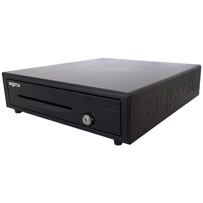 [APTACP0031] approx Cajón Portamonedas CASH01 41cm Negro
