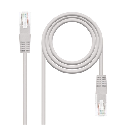[ANEAHE0061] Nanocable Latiguillo Categoria 5E UTP 30 M Gris
