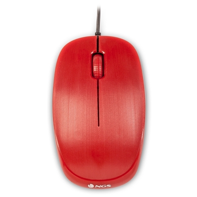 [FTRRCA0478] NGS Raton óptico Redflame 1000 Dpi Rojo