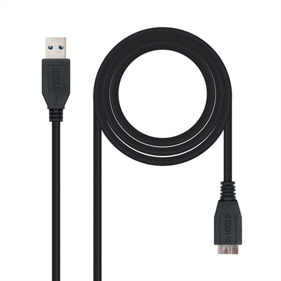 [AIEACI0052] Nanocable Cable USB 3.0 Tipo A/macho-MicroUsb/B 2m