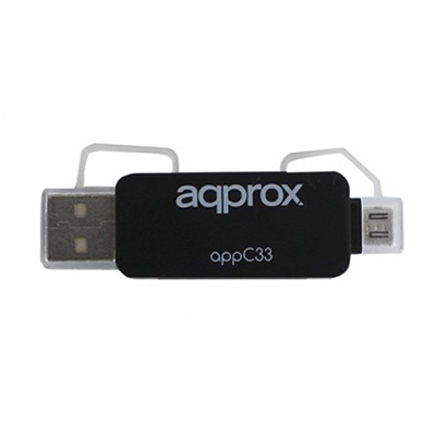 [FLTLFL0083] approx APPC33 Adaptador microSD/SD/MMC a USB/micro