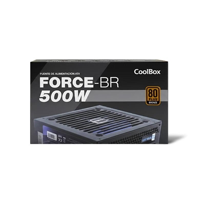 [ICAFA60166] CoolBox Fuente AL. ATX FORCE-BR500 BRONZE Retail