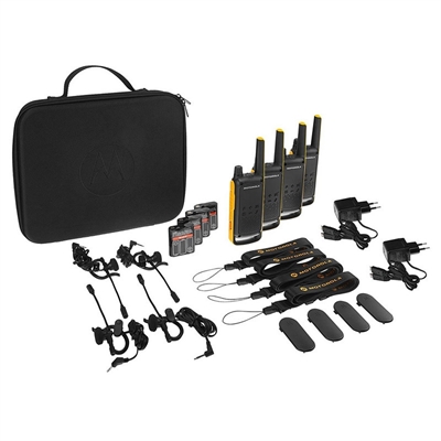 [NTEINT0020] MOTOROLA T82 Extreme Walkie Talkie 10Km 16CH Quad